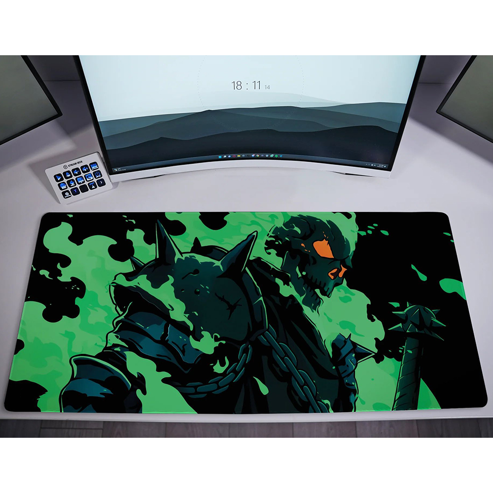 Anti-Ghosting Keyboard - Alfombrilla de Ratón Ghost Rider Grande