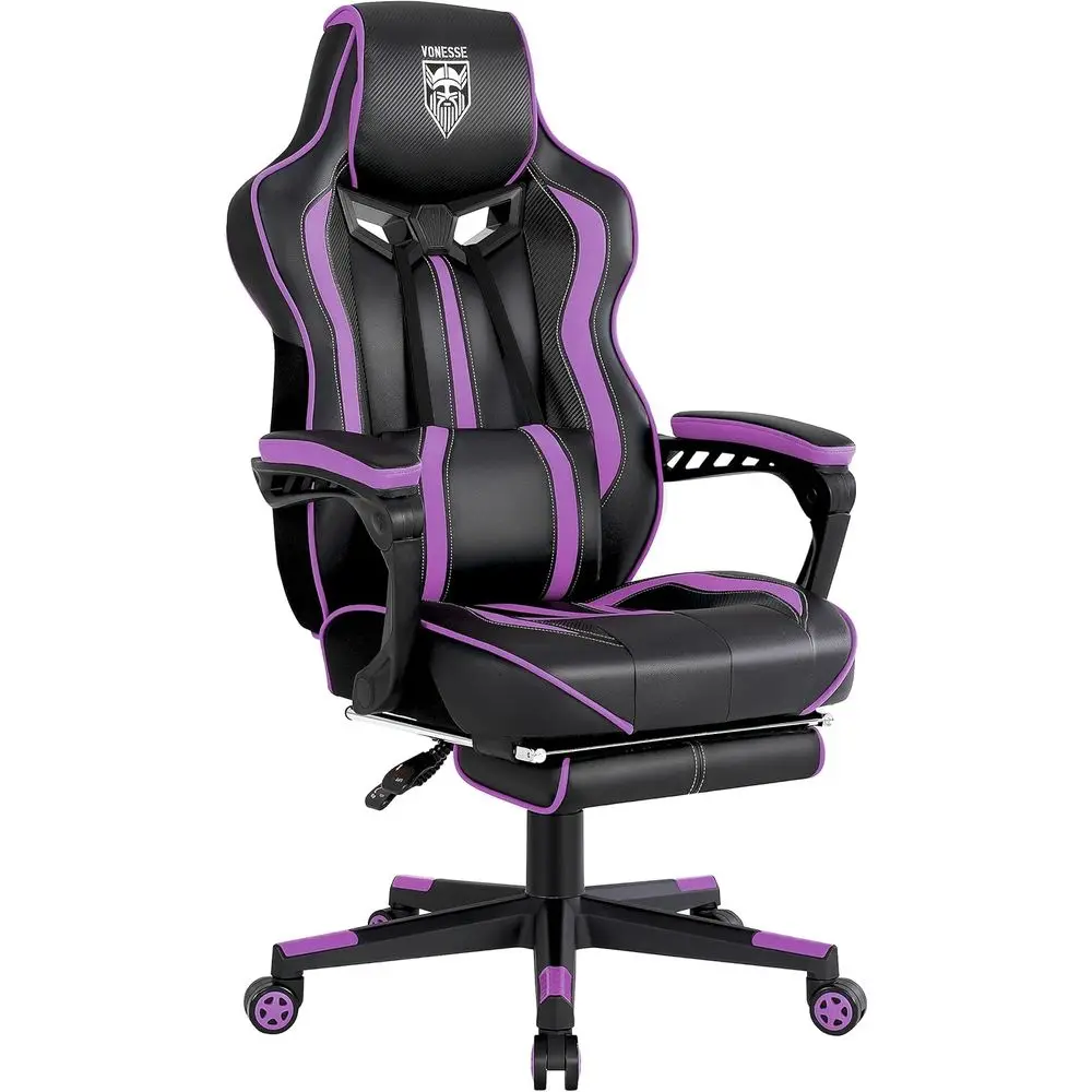 Pc Gaming Chair - Silla de Juego Ergonómica Reclinable para