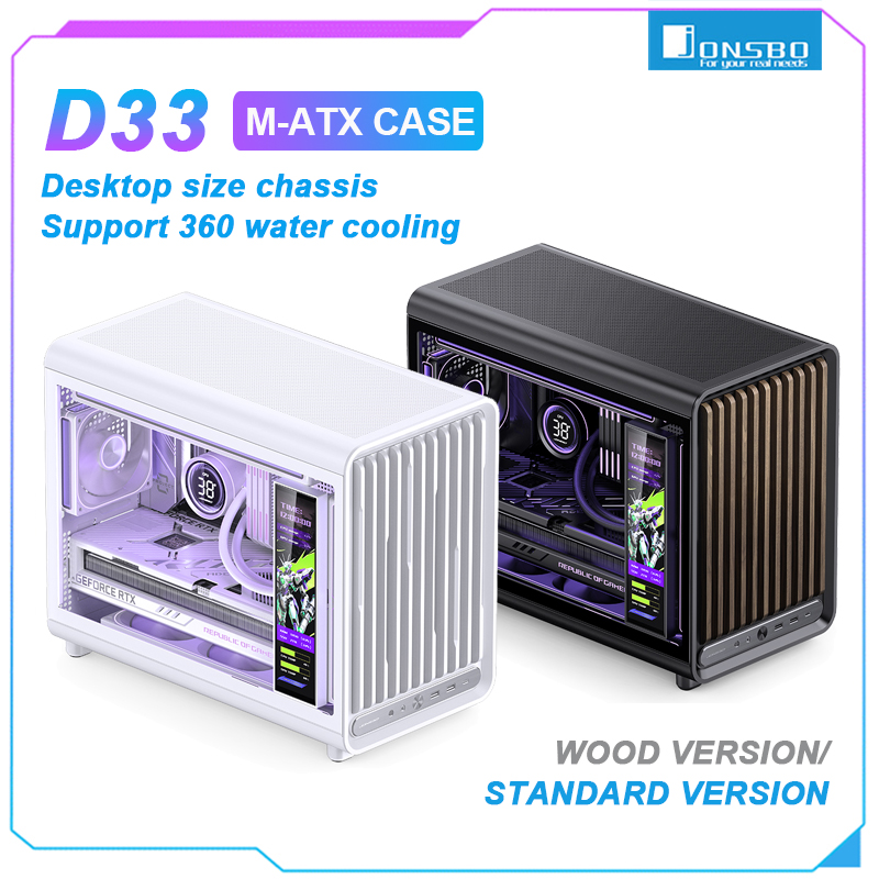 Pc Gaming Jonsbo - Caja de PC JONSBO D33 ATX