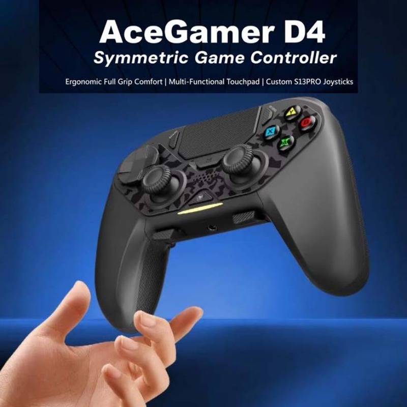 Pc Gaming Essentials - Control Inalámbrico AceGamer D4 para Steam,
