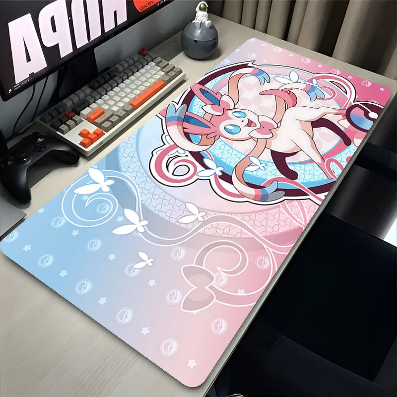 Pc Gaming Pink - Alfombrilla de ratón grande rosa, bonita,