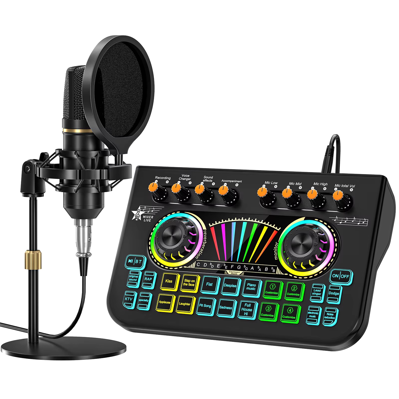 Pc Gaming Kit - Kit de Micrófono para Podcast Tenlamp