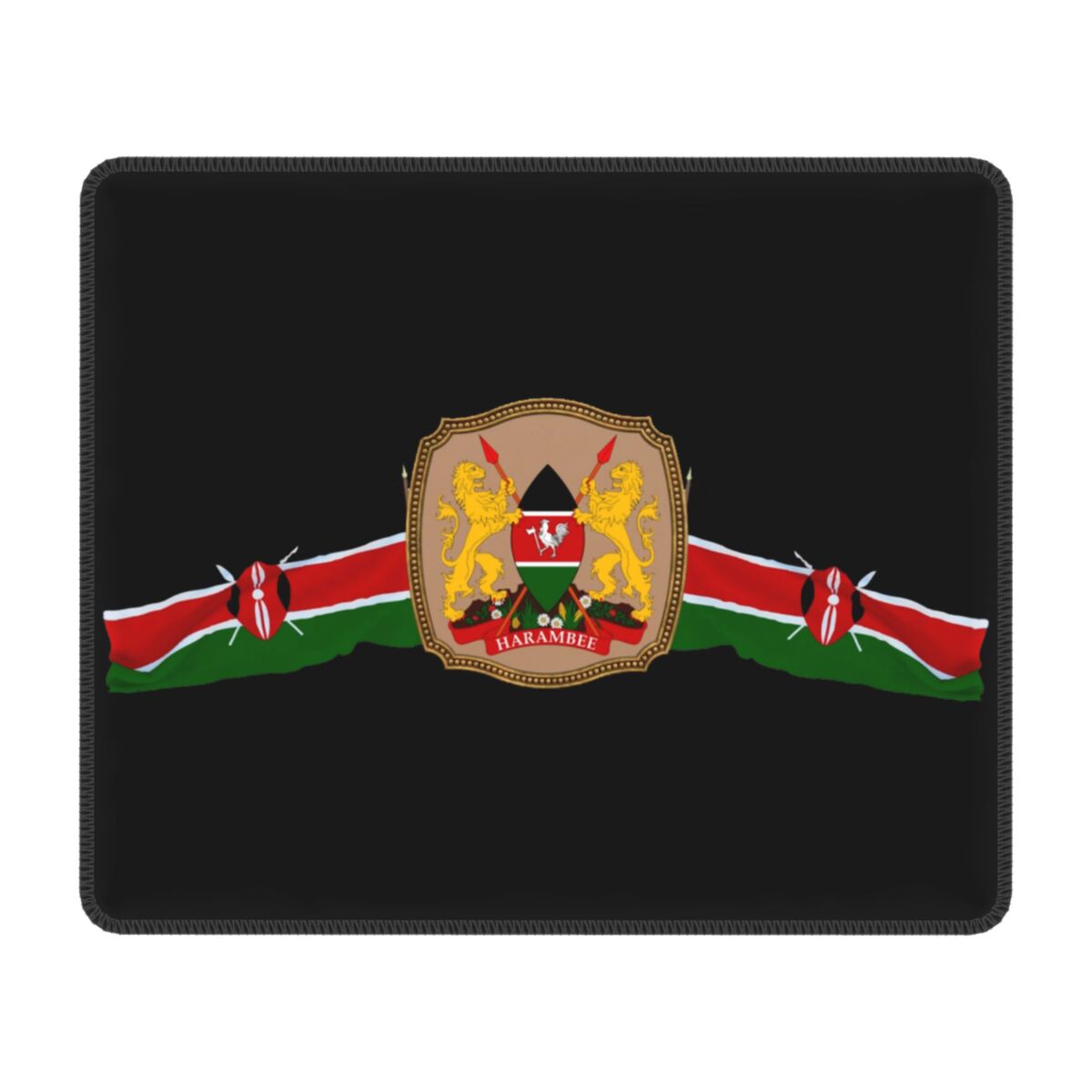 Pc Gaming Kenya - Alfombrilla de ratón personalizada con escudo