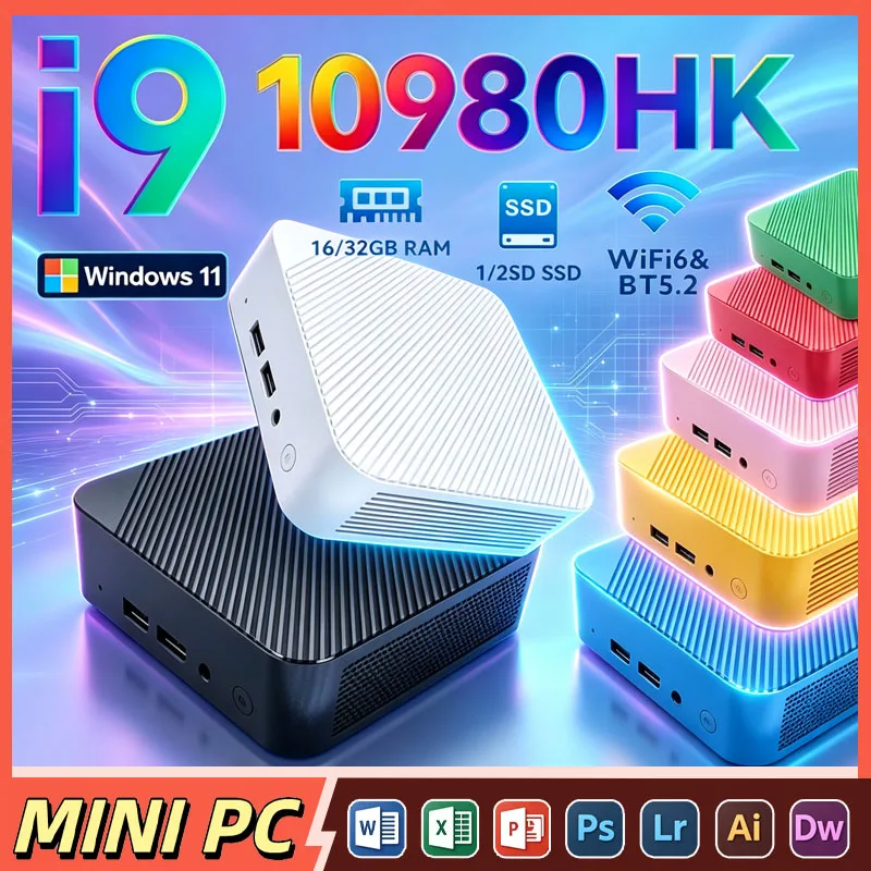 Pc Gaming All In One - Mini PC Intel Core I9-10980HK, Potente