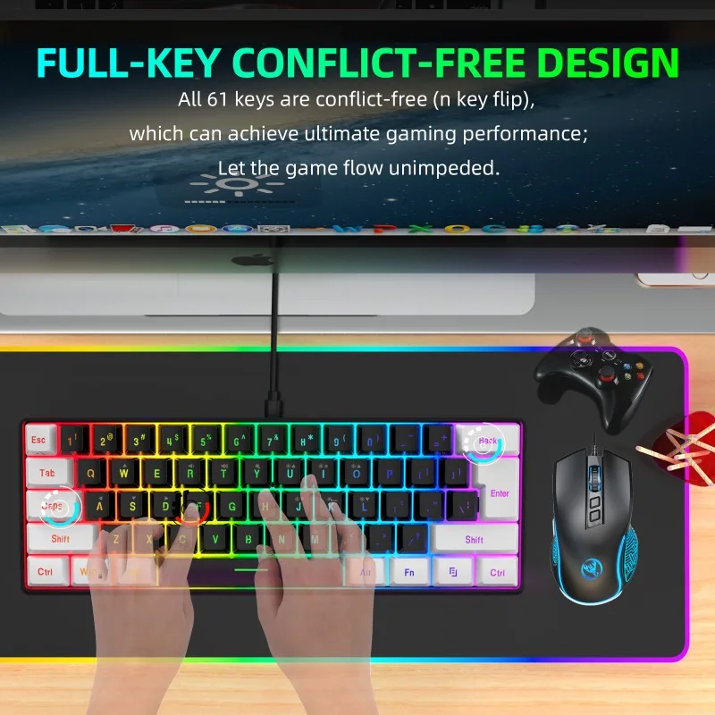 Kit de Teclado y Ratón para Ju - Pc Gaming Kit reseña y precio