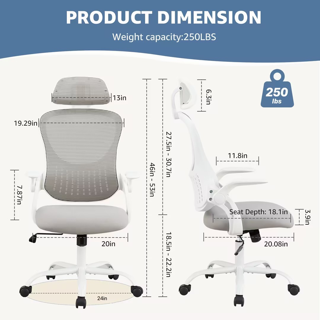 JHK-Silla ergonómica de malla  - Pc Gaming Chair reseña y precio