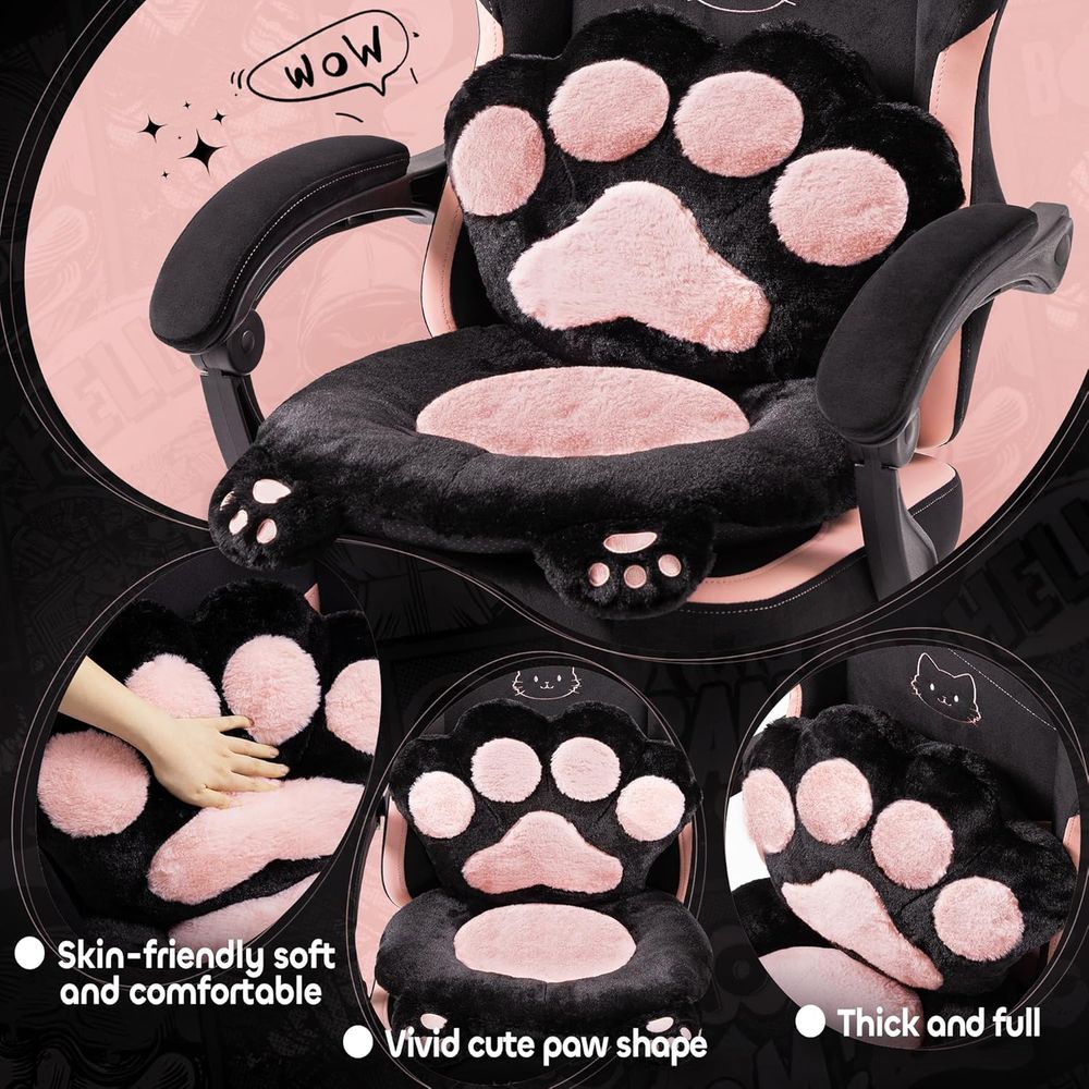 Silla de Juego Rosa con Orejas - Pc Gaming Chair reseña y precio