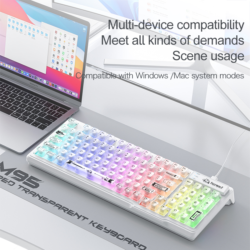 Teclado RGB Silencioso con Cab - Anti-Ghosting Keyboard reseña y precio