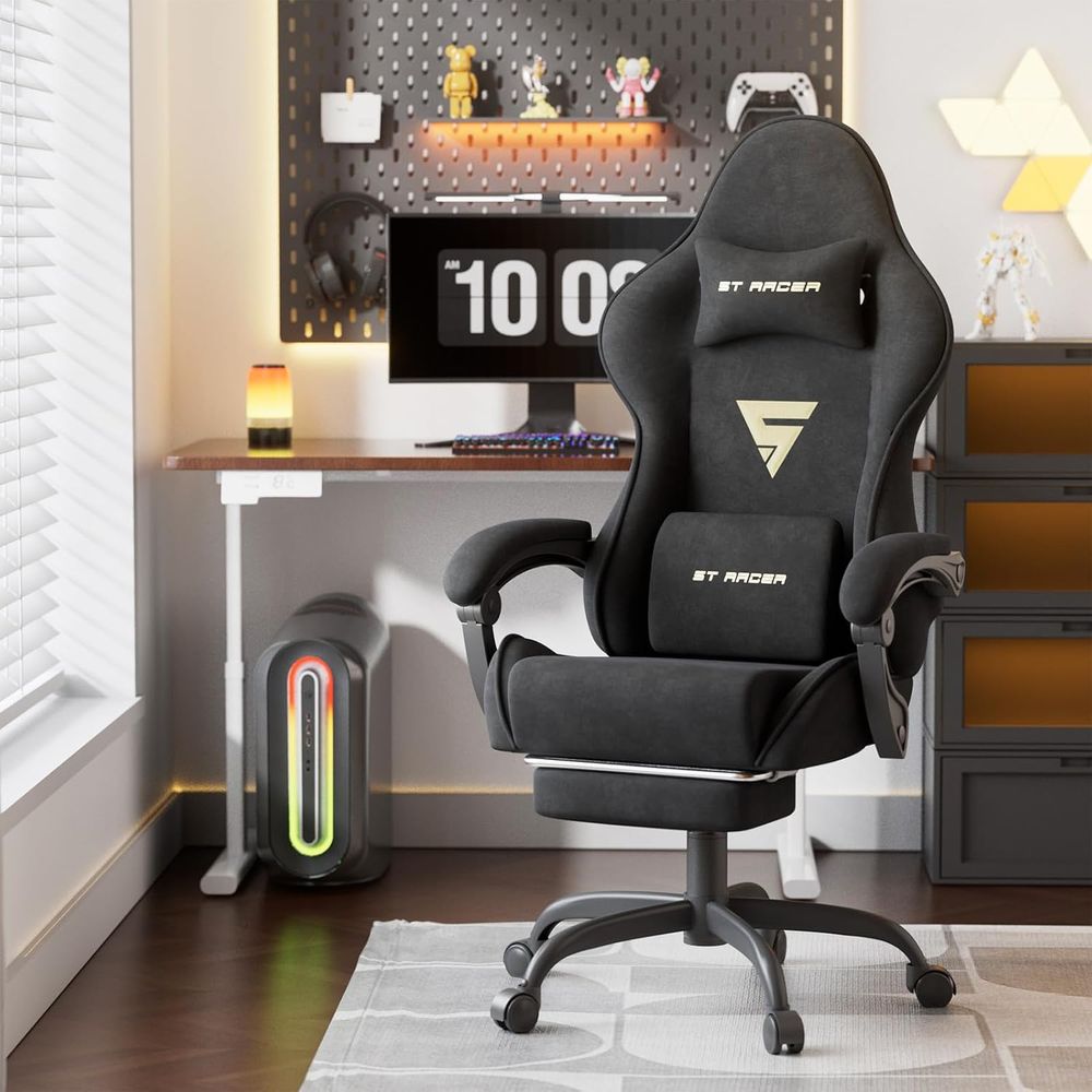 Silla de Juego Ergonómica de T - Pc Gaming Chair reseña y precio