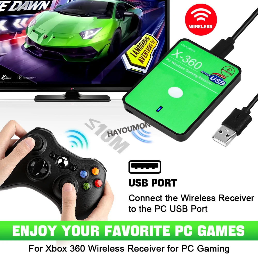 Nuevo receptor inalámbrico par - Pc Gaming Xbox reseña y precio