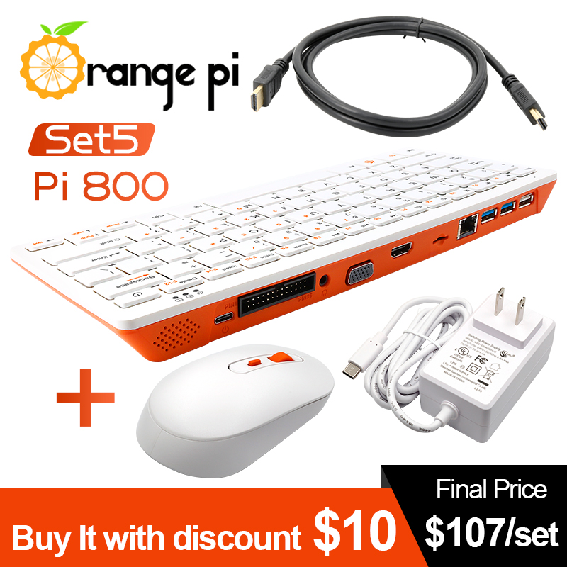 Orange Pi 800 + 5V4A fuente de - Pc Gaming Orange reseña y precio