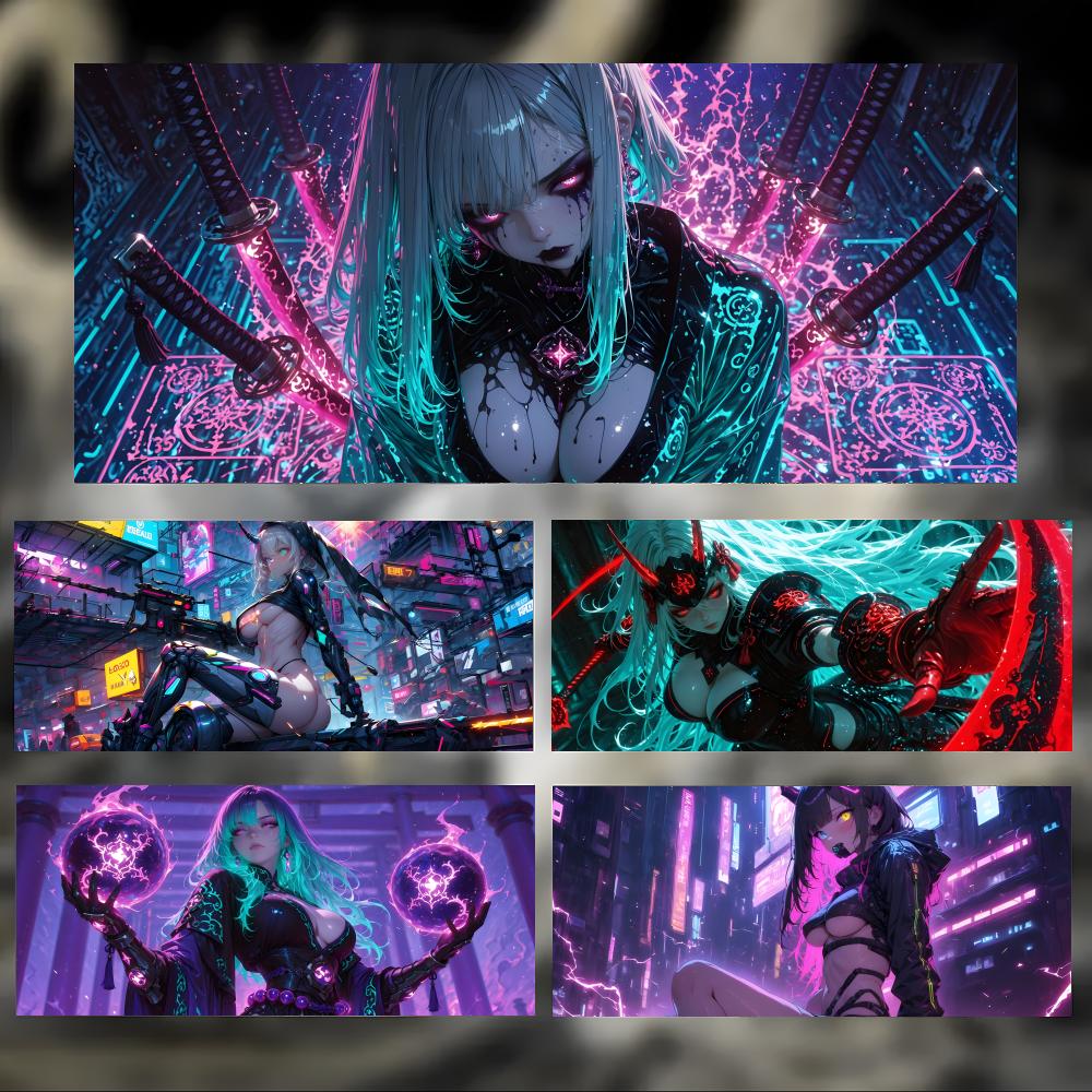 Alfombrilla de ratón Cyberpunk - Pc Gaming Girl reseña y precio