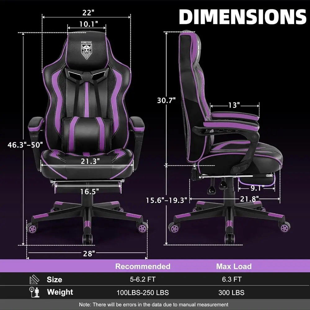 Silla de Juego Ergonómica Recl - Pc Gaming Chair reseña y precio