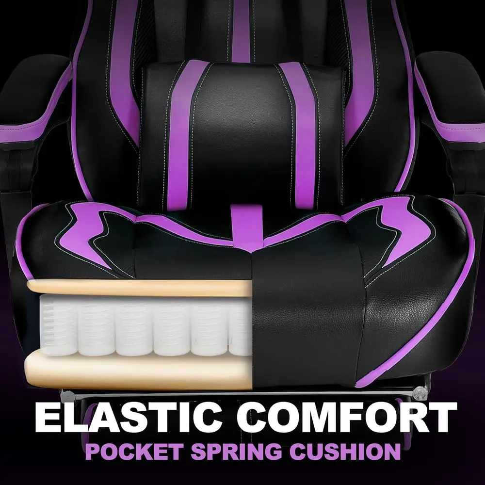 Silla de Juego Ergonómica Recl - Pc Gaming Chair reseña y precio