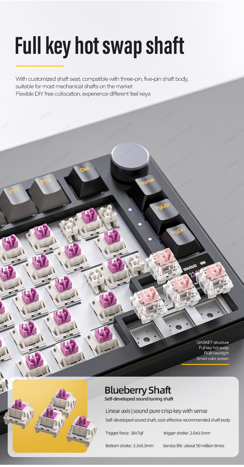 Nuevo Teclado Mecánico AL66 20 - Pc Gaming Aesthetic reseña y precio