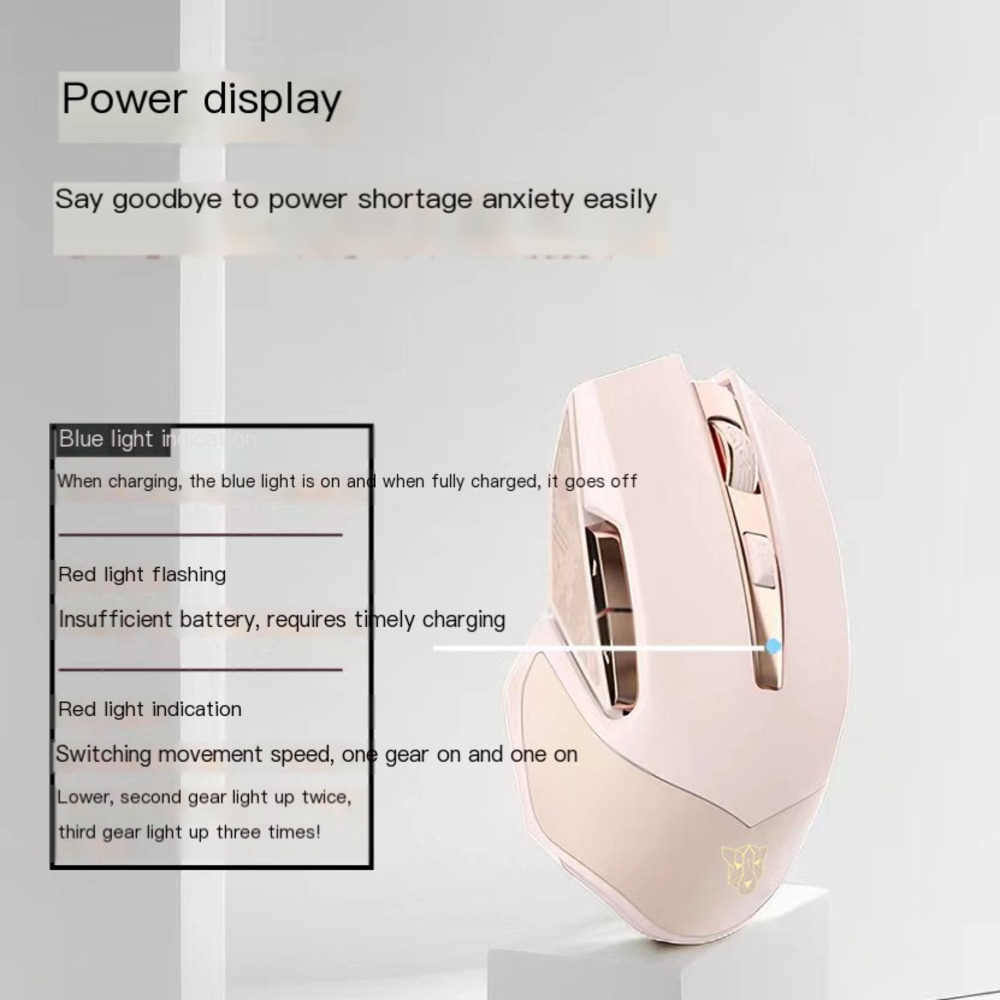 Ratón inalámbrico tipo C para  - Pc Gaming Pink reseña y precio