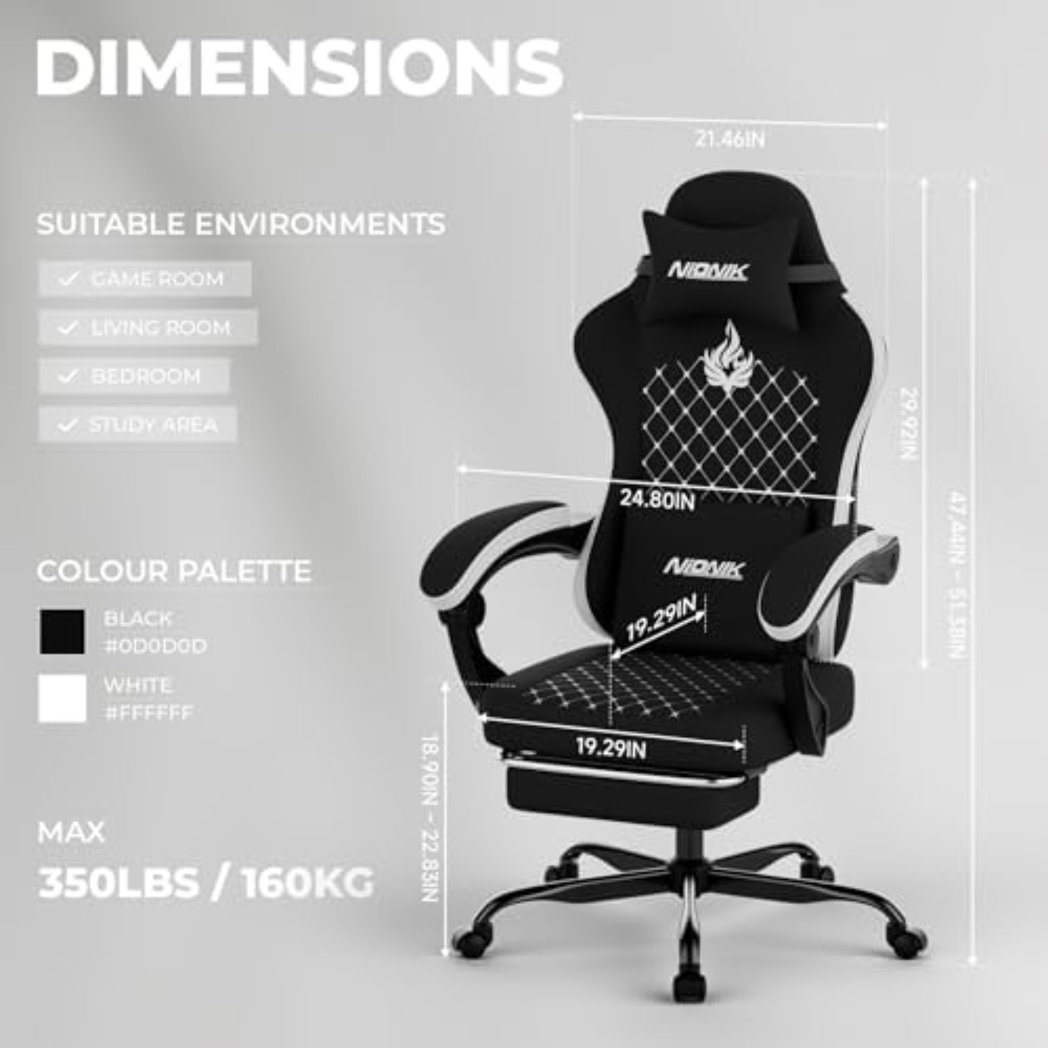 Silla Gaming con Masaje, Silla - Pc Gaming Chair reseña y precio