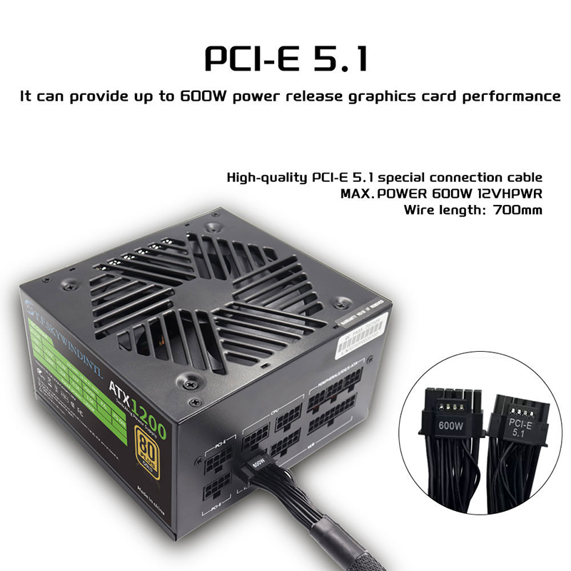 Fuente de alimentación PCIE 5, - Pc Gaming Watt reseña y precio