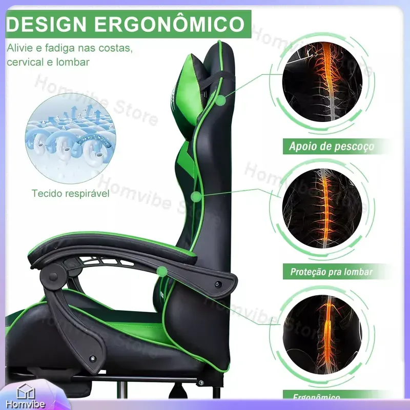 Silla de Juego Ergonómica de R - Pc Gaming Chair reseña y precio