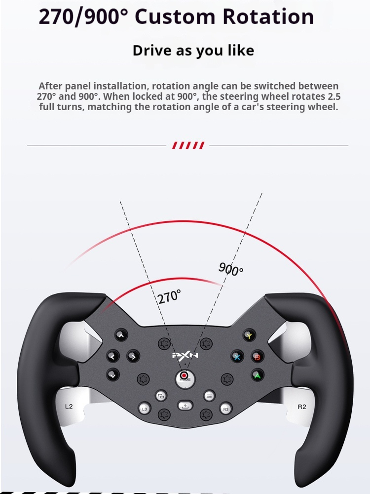 Volante de Carreras PXN W V10- - Pc Gaming Xbox reseña y precio